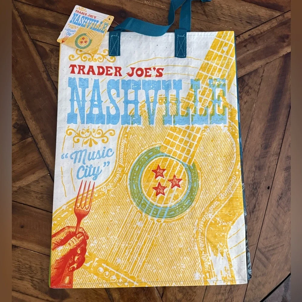 Colorful Trader Joe's Nashville Tote Bag